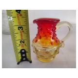 Assortment of Clear & Colored Glass Vases