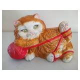 Vintage Ceramic Cat Door Stop