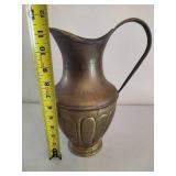 Brass Pitcher, Mouse & Decorative Swan