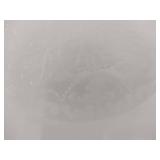 Large Milk Glass Bowl, Serving Tray & Saucer