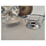 Lot of Silver Plate & Pewter Serving Pieces