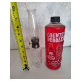 Lot of Oil Lamps & Bottle of Oil