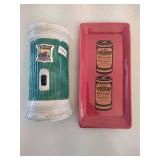 Department 56 Flashlight Ceramic Butter Dish