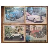 Framed Car Posters