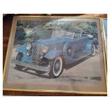 Framed Car Posters