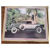 Framed Car Posters