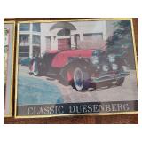 Framed Car Posters