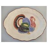 California Pottery Turkey Platter