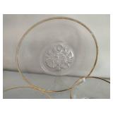 Lot of Assorted Glass Serving & Decor Pieces - Some with Gold Rim