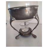 Vintage Silver Plated Glass Coffee Carafe