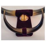 Mounted Bull Horns