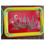 Assortment of Metal Decorative Trays