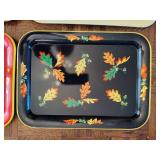 Assortment of Metal Decorative Trays