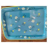 Assortment of Metal Decorative Trays