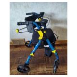 Medline Seated Walker w/Brakes