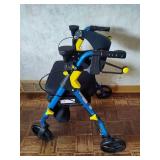 Medline Seated Walker w/Brakes