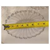 Medium Sized Clear Glass/Crystal Serving Pieces