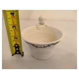 Glass Fish Paperweight and Angel Cup