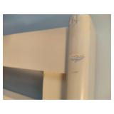 White Full Sized Headboard & Rails