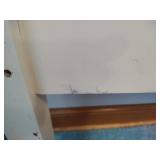 White Full Sized Headboard & Rails