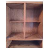 Two Piece Desk/Credenza & Chair on Wheels