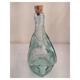 Vintage Santa Maria Glass Ship Bottle