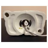 Authentic Christmas Valle " The Yellow Barn" and "The Stucco Lighthouse" *w/Original Boxes*