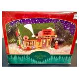 Authentic Christmas Valley Set of Three Lighted Houses