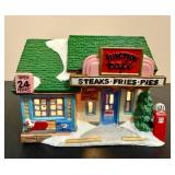 Authentic Christmas Valley Set of Three Lighted Houses