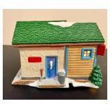 Authentic Christmas Valley Set of Three Lighted Houses