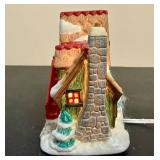 Authentic Christmas Valley Set of Three Lighted Houses