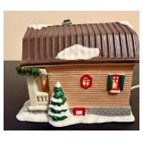 Authentic Christmas Valley Set of Three Lighted Houses