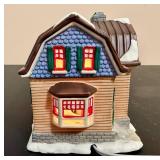Authentic Christmas Valley Set of Three Lighted Houses