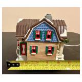 Authentic Christmas Valley Set of Three Lighted Houses