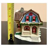 Authentic Christmas Valley Set of Three Lighted Houses