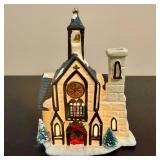 Christmas Valley Hollyshire Place and Heartland Collection Lighted Houses