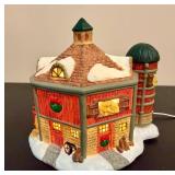 Dickens Collectables "Towne Series" Hand Painted Porcelain Lighted House