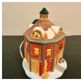 Dickens Collectables "Towne Series" Hand Painted Porcelain Lighted House