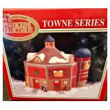 Dickens Collectables "Towne Series" Hand Painted Porcelain Lighted House