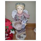 Brass Horns, Pine Cones & Holiday Decor