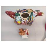 Holiday Linens, Pot Holders & Whimsical Tea Pot