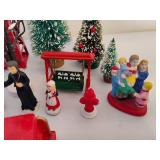 Assorted Holiday Village Figurines
