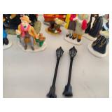Assorted Holiday Village Figurines
