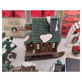 Assorted Holiday Village Figurines