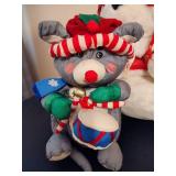 Santa Bear & Assorted Holiday Plush