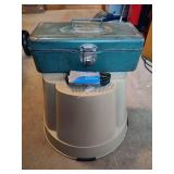 Garage Lot - Step Stool, Extension Cord & Tool/Tackle Box