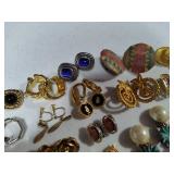 Large Lot of Vintage Earrings - All Clip
