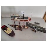 Lot of Model Boats & Airplane