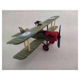 Small Diecast WW1 Metal Propeller Plane