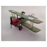 Small Diecast WW1 Metal Propeller Plane